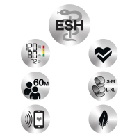 Intelligentes Braun ExactFit™ 5 Connect Blutdruckmessgerät (klinische Genauigkeit, Bluetooth, Erkennung eines unregelmäßigen Herzschlags, einfaches Ablesen) BUA6350EU