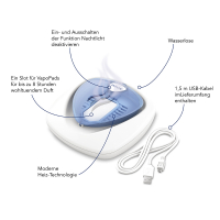 Tragbarer wasserloser Diffusor von Wick WH1800EU